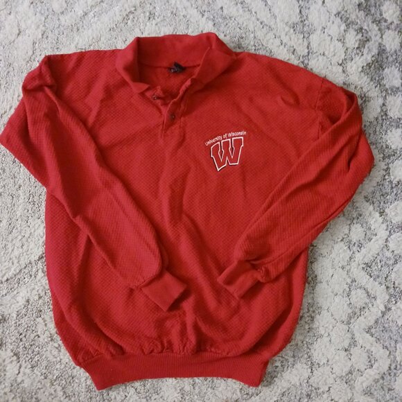 Wek the World Vintage University of Wisconson Quilted Jacket 100% Cotton Size M - Picture 1 of 3